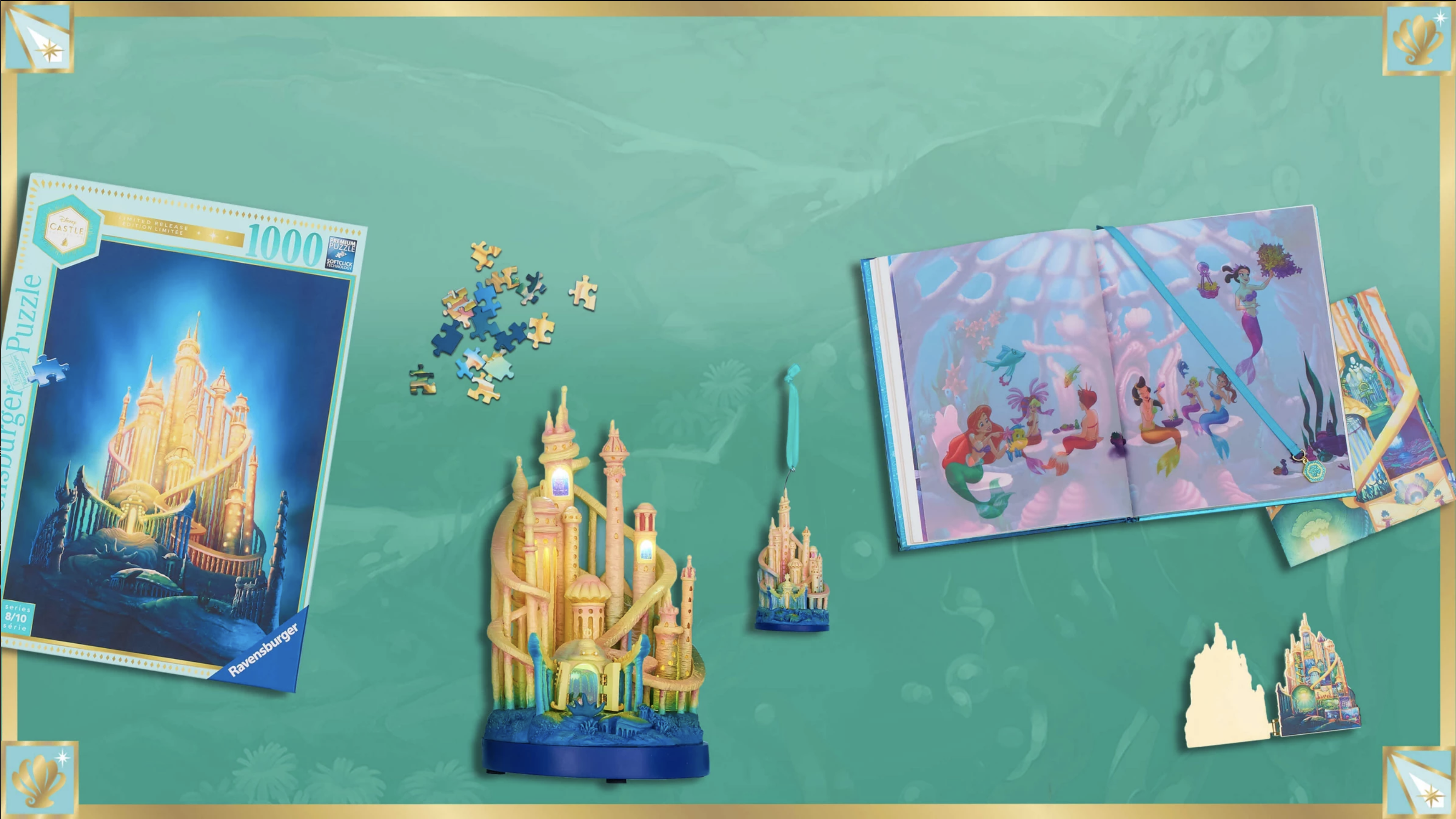 Disney The Little Mermaid Castle Collection