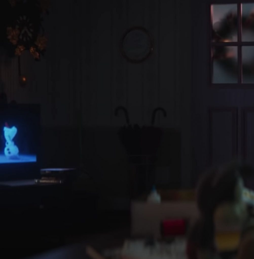 Disney Christmas Advert Hidden Olaf