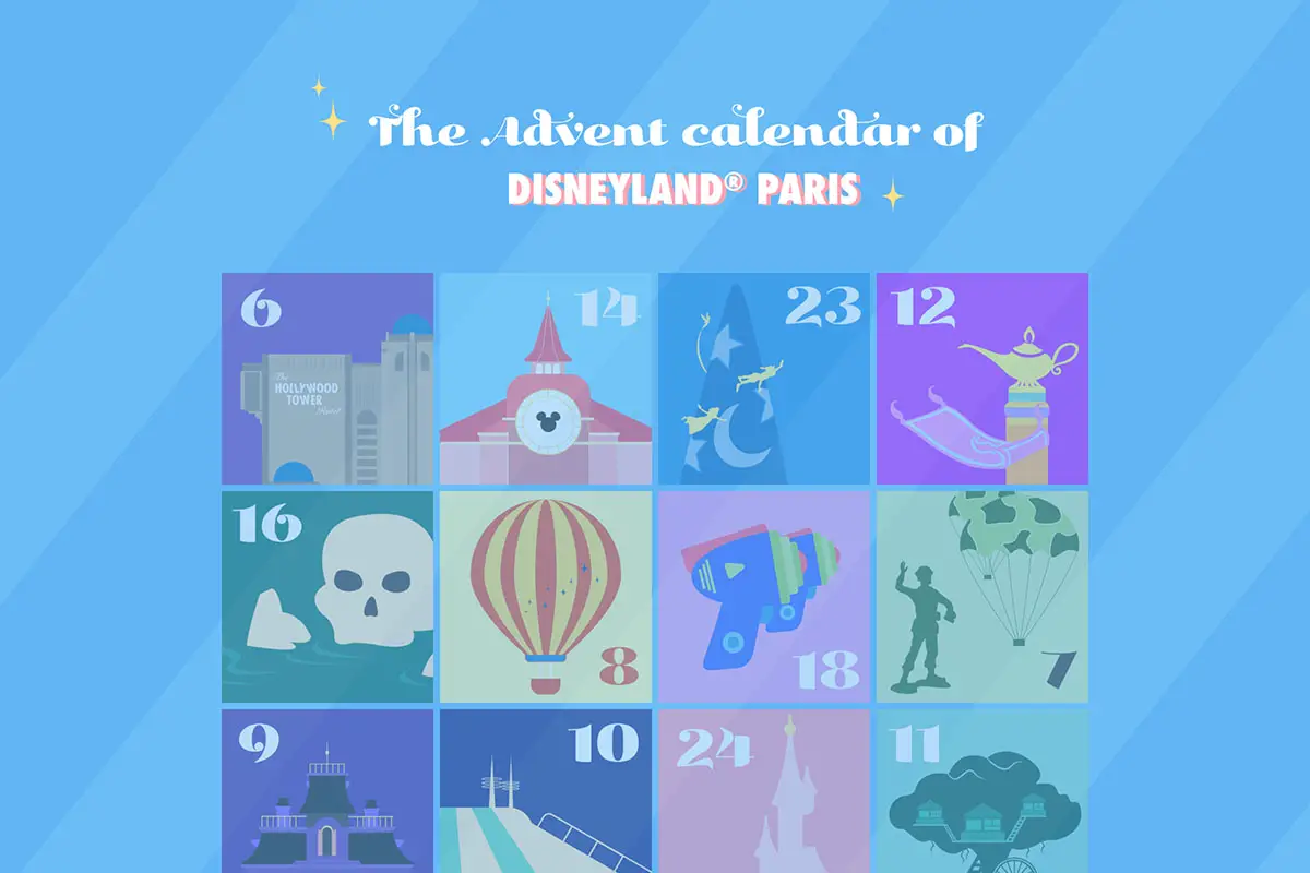 Disneyland Paris Christmas Advent Calendar