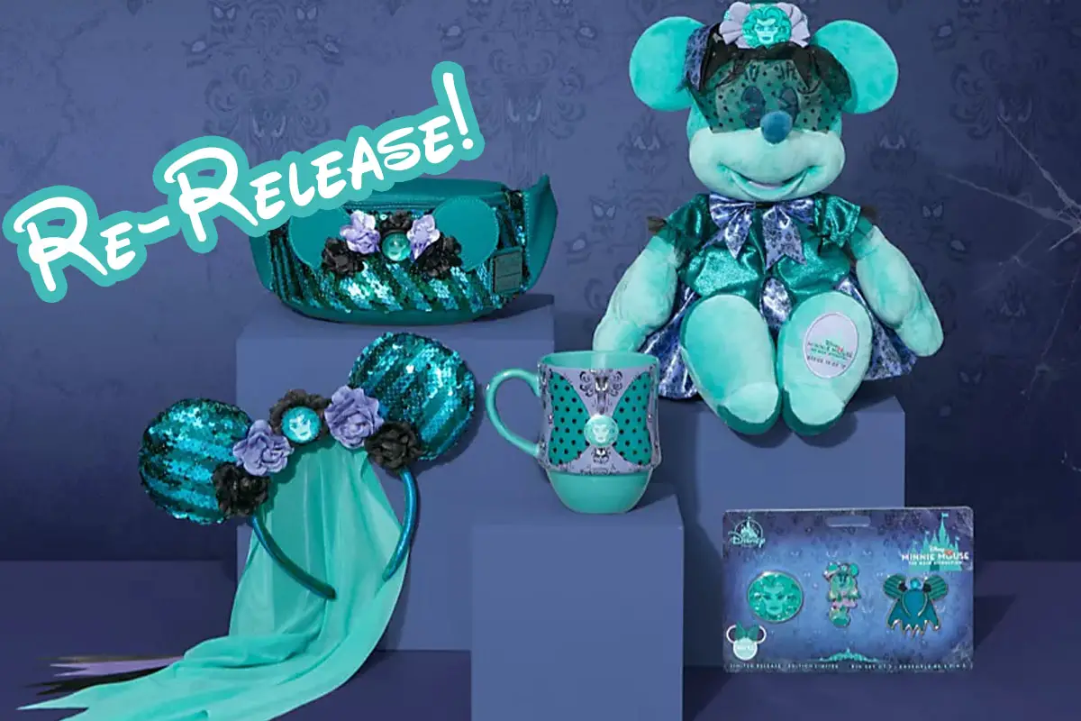 Disney Minnie Mouse The Main Attraction Haunted Mansion Product Re-Release Date!
