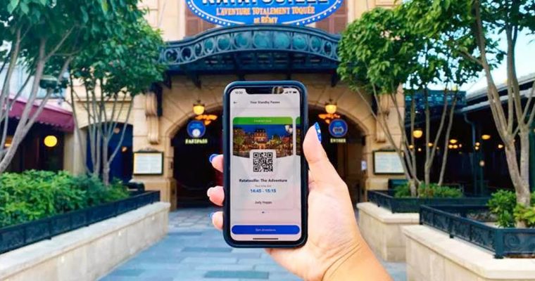 Disneyland Paris New Digital “Standby Pass”