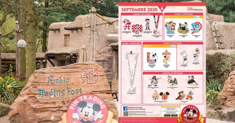 Disneyland Paris September 2020 Pin Release Information