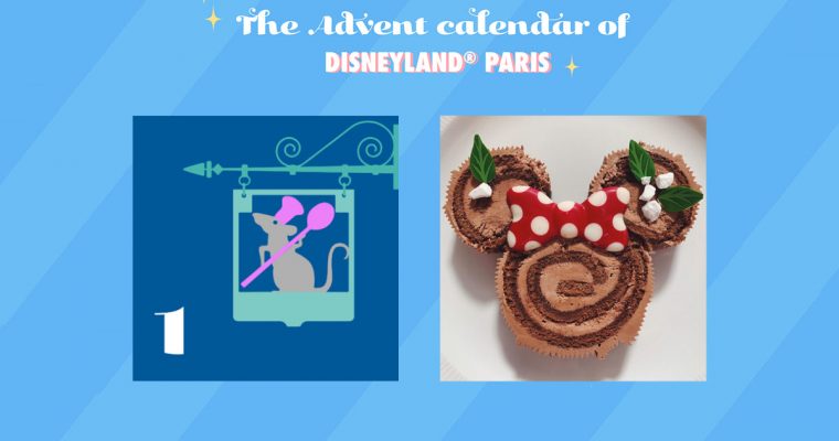 Day 1 Minnie Mouse Yule Log: Disneyland Paris Christmas Advent Calendar