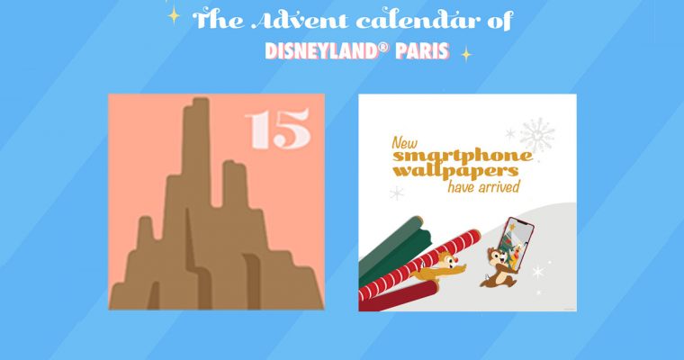 Day 15 Festive Disney Smartphone Backgrounds: Disneyland Paris Christmas Advent Calendar