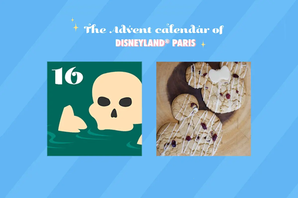 Day 16 Mickey Mouse White Chocolate Chip Cookie Recipe : Disneyland Paris Christmas Advent Calendar