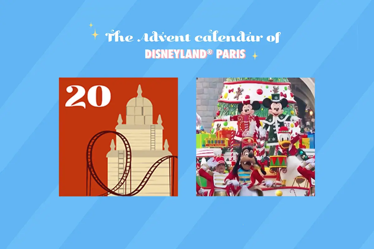 Day 20 Disneyland Paris Christmas Parade : Disneyland Paris Christmas Advent Calendar