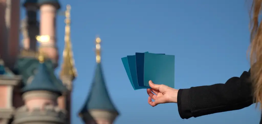 colours for Sleeping Beauty Castle Refurbishment