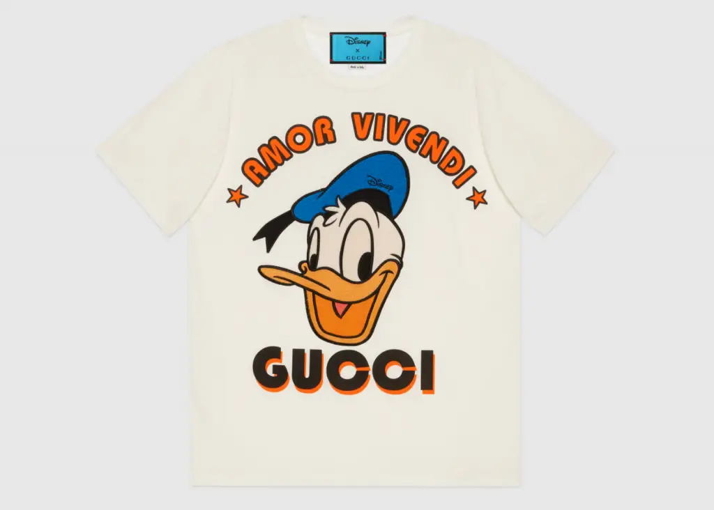 Disney x Gucci Donald Duck T-shirt
