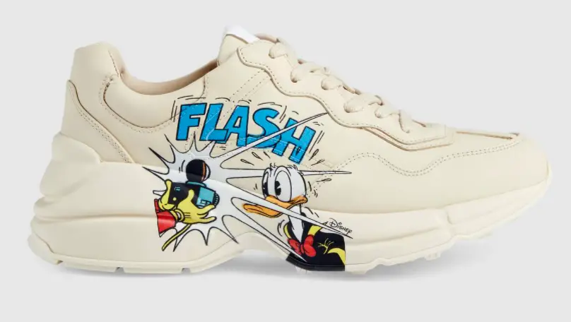 Women's Disney x Gucci Donald Duck Rhyton sneaker