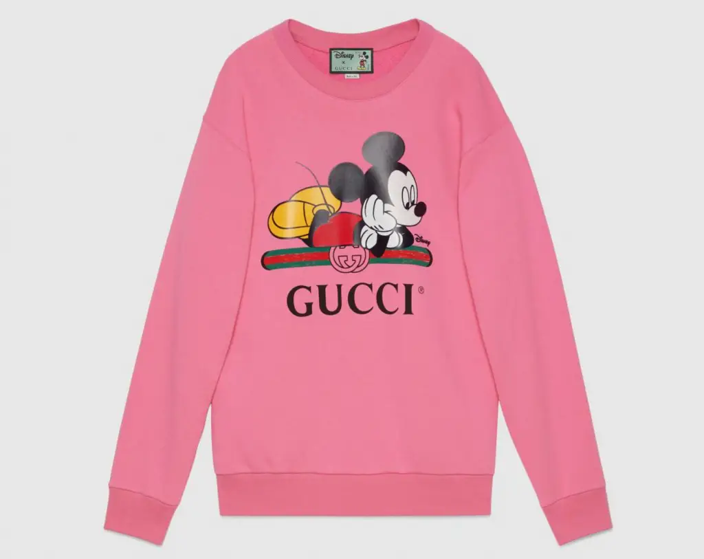 Disney x Gucci oversize sweatshirt