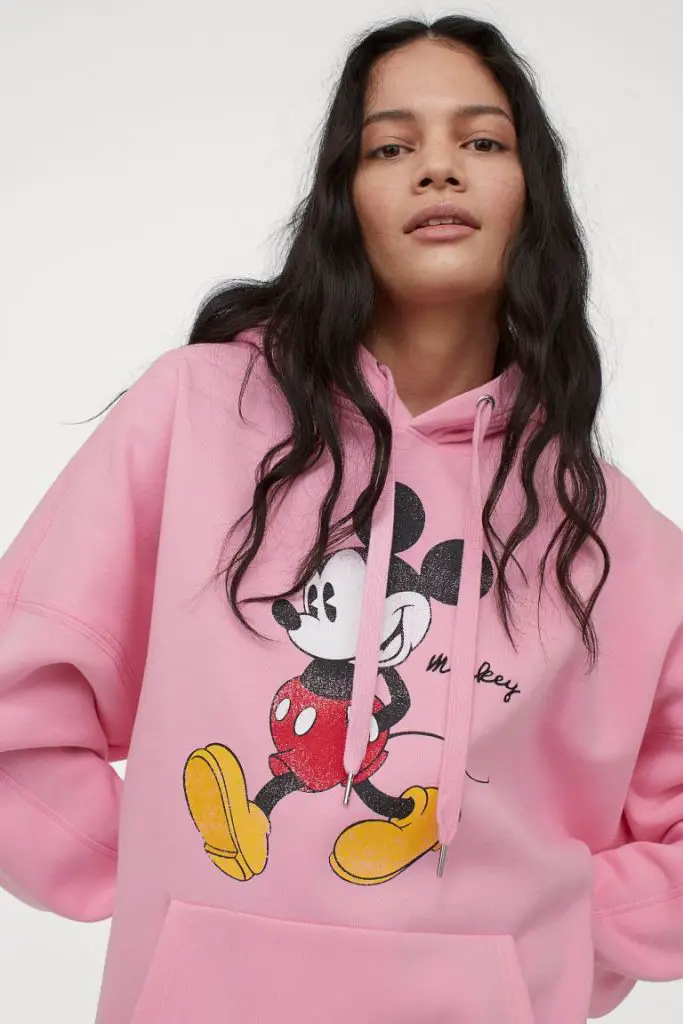 H&M Pink/Mickey Mouse hoodie. - £29.99