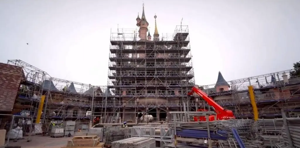 Sleeping Beauty Castle Refurbishment Disneyland Paris