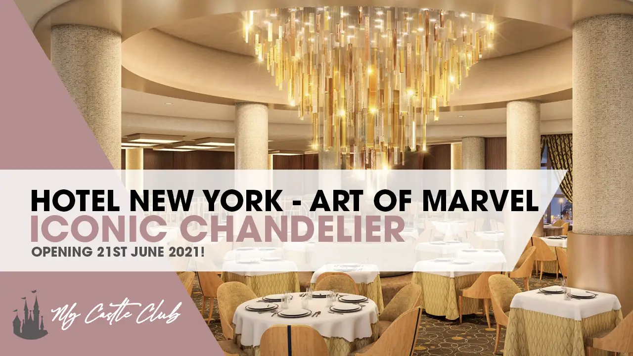 HOTEL NEW YORK – THE ART OF MARVEL ICONIC CHANDELIER