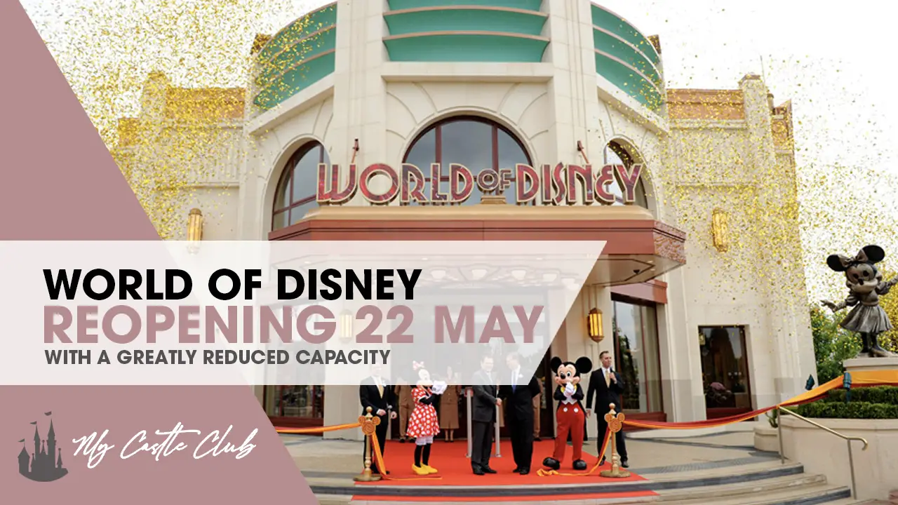 Disneyland Paris World of Disney Store Reopening May 22, 2021