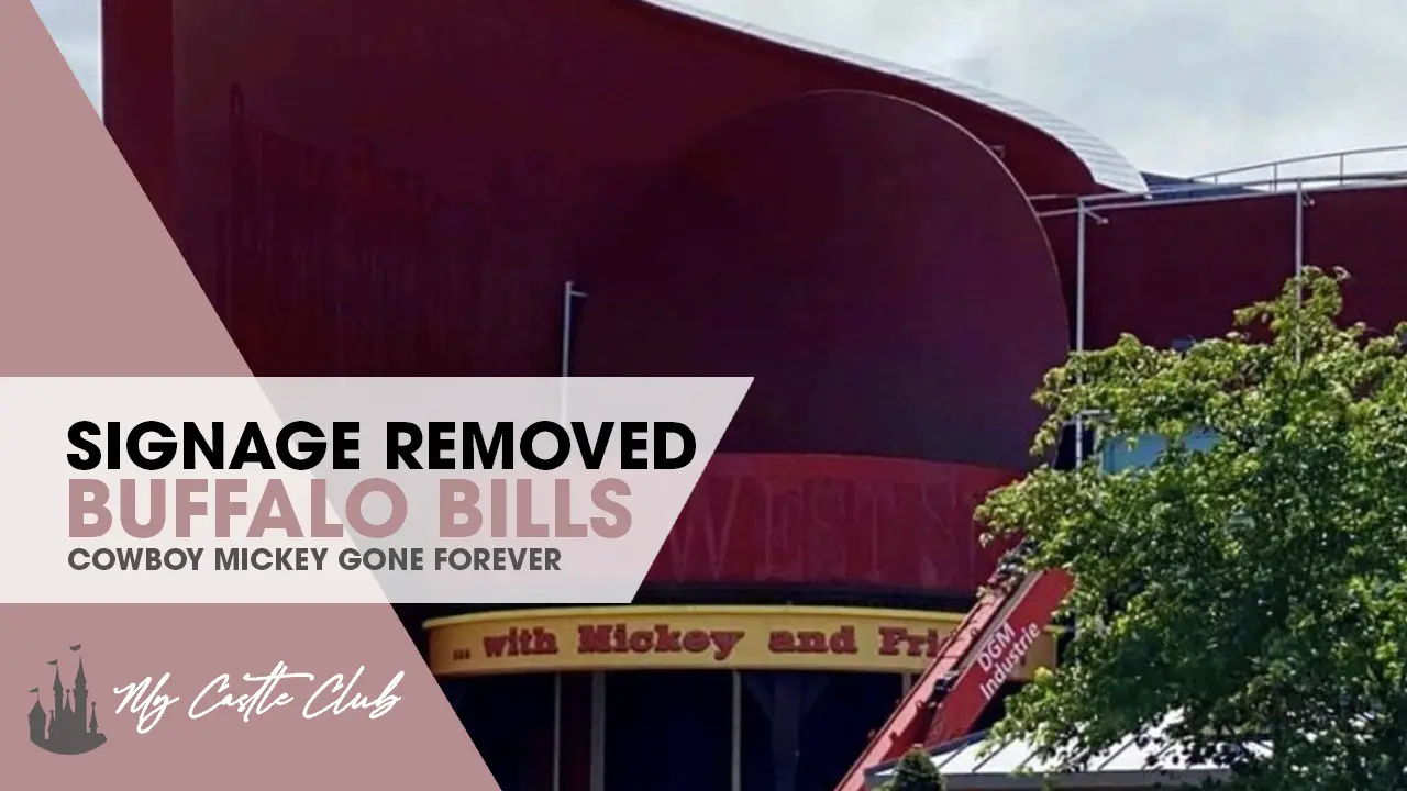 Cowboy Mickey Mouse Removed From Buffalo Bill’s Wild West Show Facade