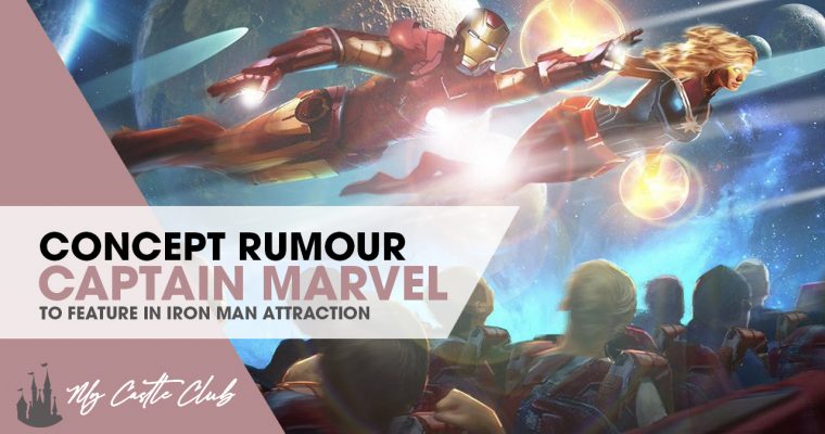 NEW Concept Art? Captain Marvel Joins Iron Man Roller Coaster at Disneyland Paris