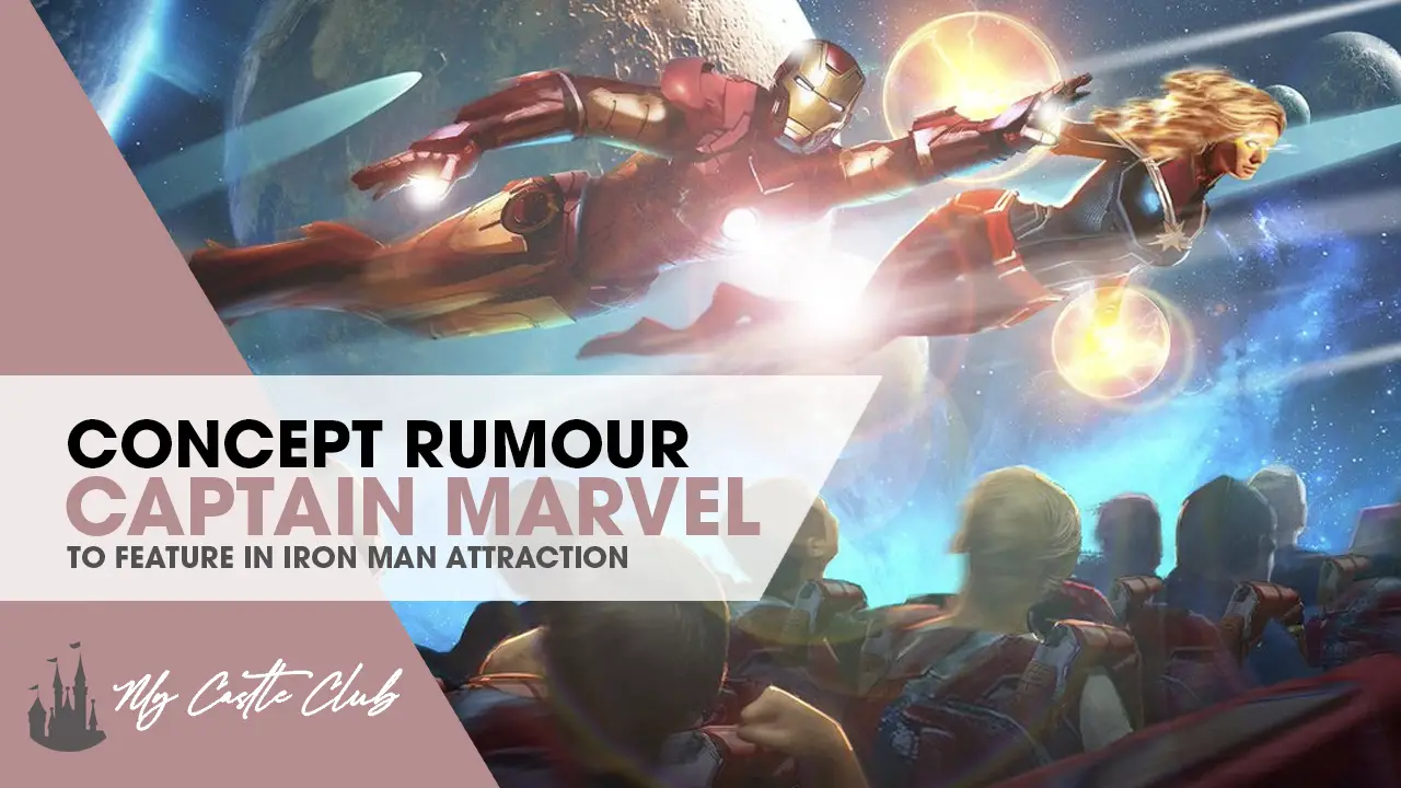 NEW Concept Art? Captain Marvel Joins Iron Man Roller Coaster at Disneyland Paris