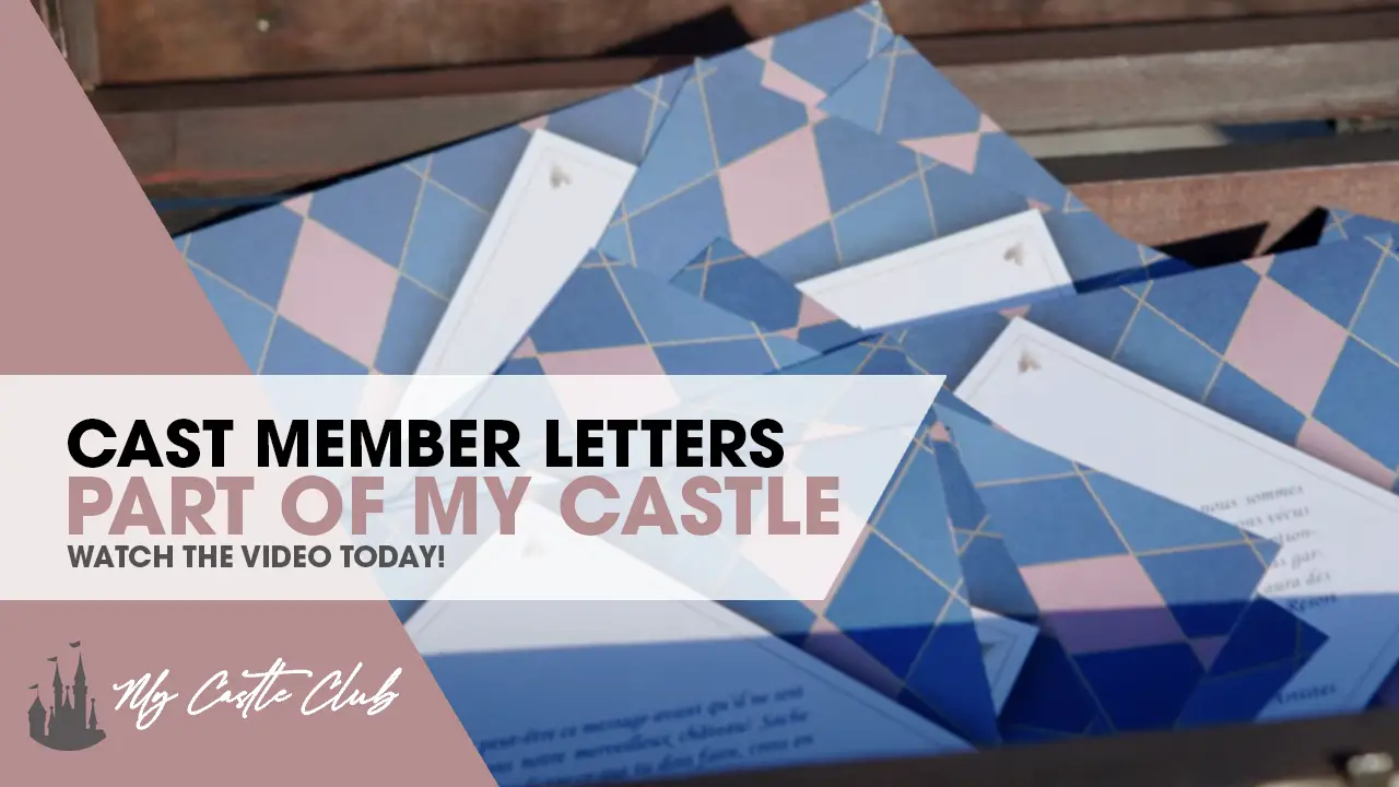 “Part of My Castle” Cast Member Letters Sealed Inside Sleeping Beauty Castle