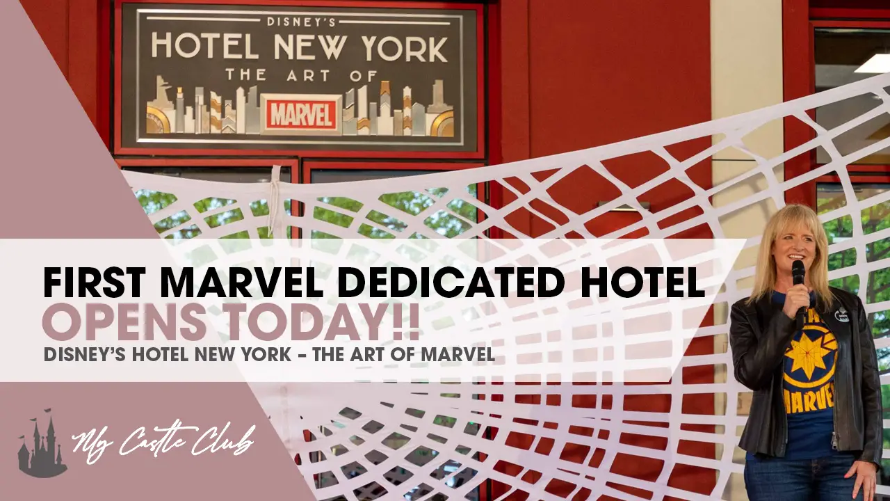 Disney’s Hotel New York – The Art of Marvel OPENS TODAY