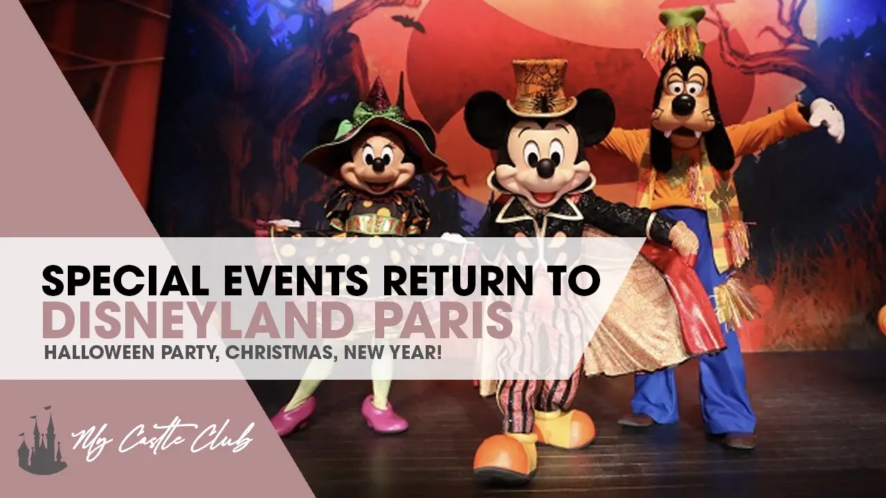 Halloween, Christmas, and New Year’s Eve Events Returning to Disneyland Paris