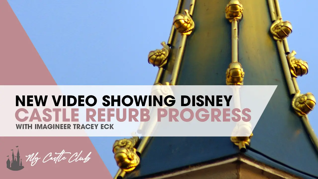 VIDEO: Behind the scenes of the Refurbishment of Sleeping Beauty Castle in Disneyland Paris