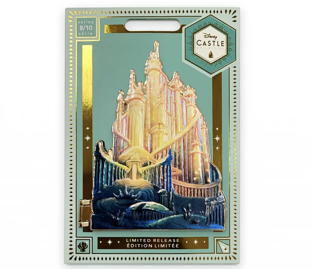 Ariels Little Mermaid Castle Collection Pin
