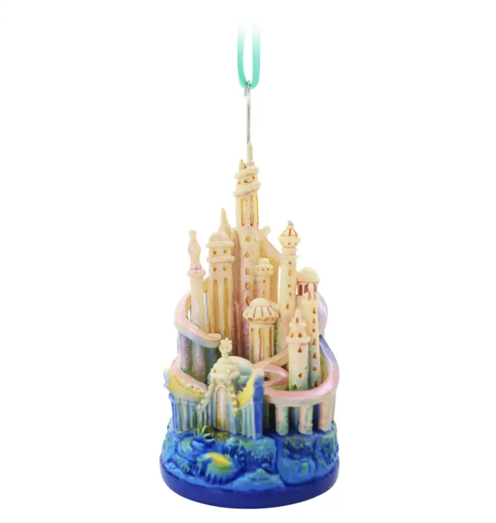 Ariels Little Mermaid Castle Collection ornament