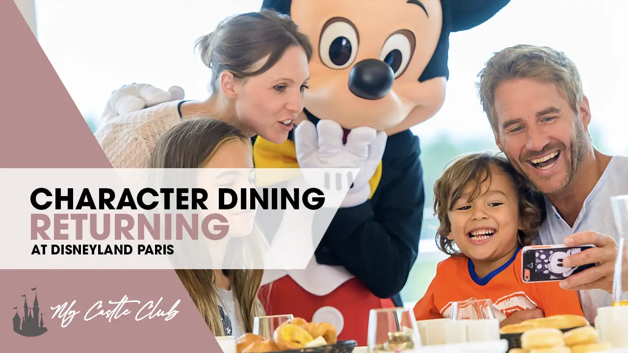 Could Character Dining Return to Disneyland Paris in October?