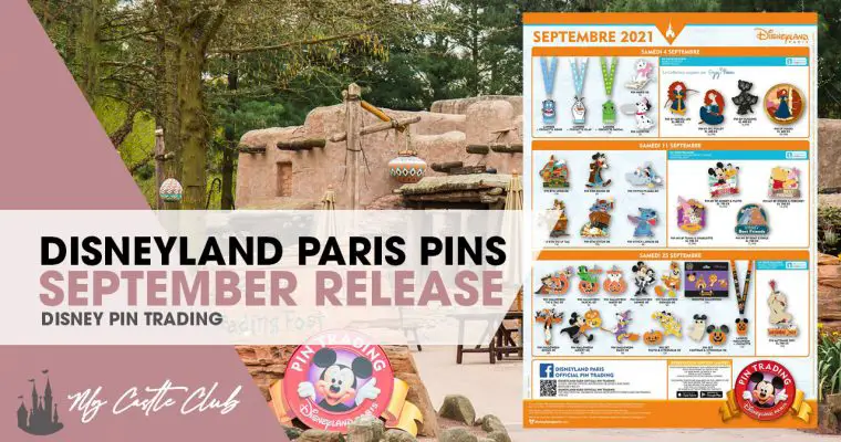 Disneyland Paris September 2021 Pin Release Information