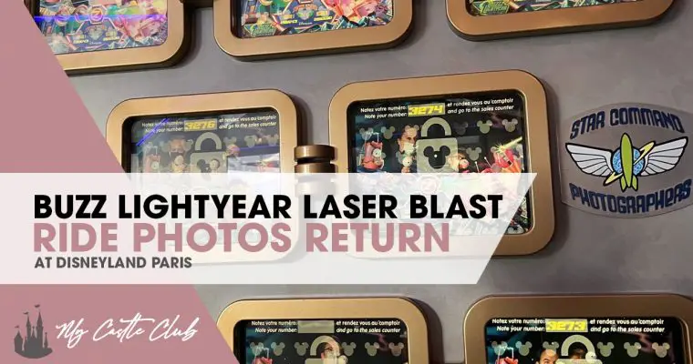 Buzz Lightyear Laser Blast Attraction Photos returning at Disneyland Paris!