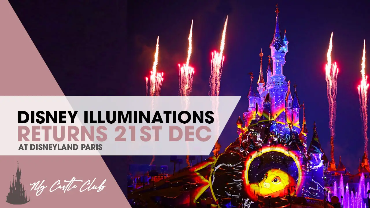 Disney Illuminations & Fireworks Will Return to Disneyland Paris on the 21st of December 2021