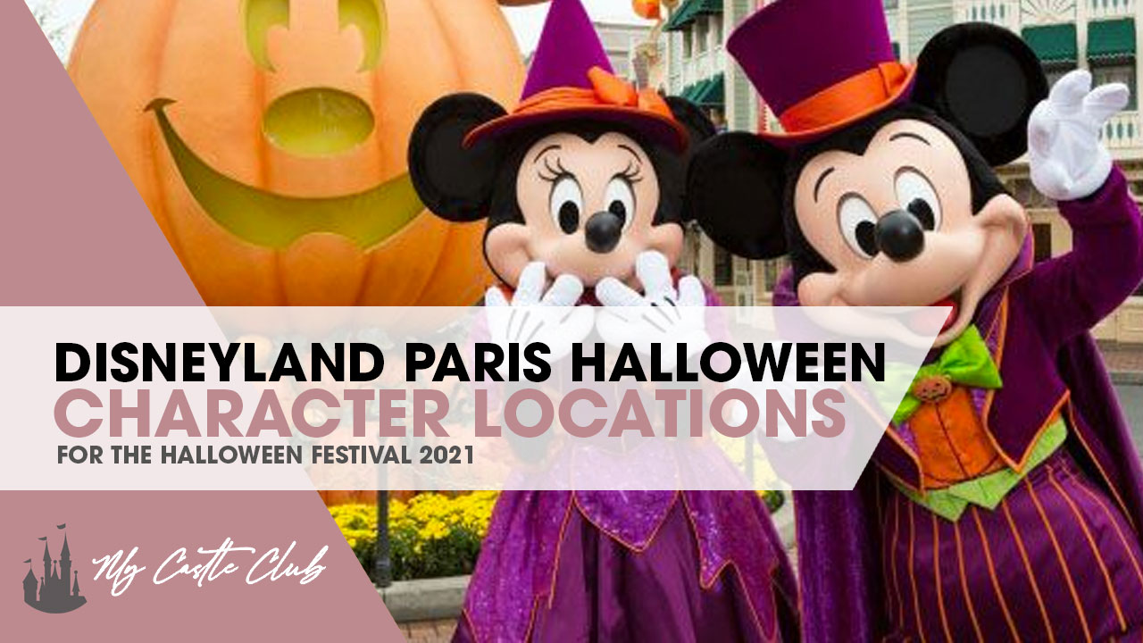Disneyland Paris Halloween Selfie Spots and Character Locations