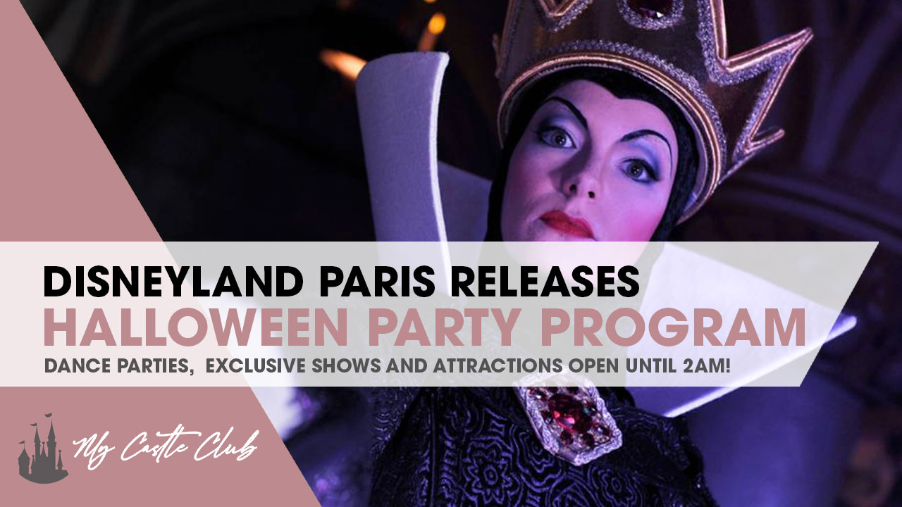 Disneyland Paris Halloween Party Program Details