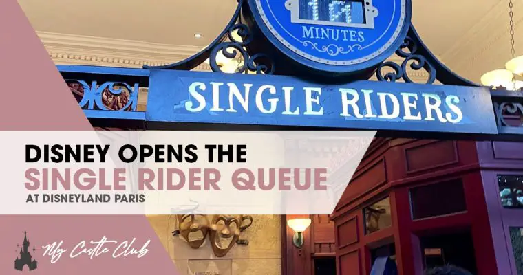 Single Rider Queues Reopen at Disneyland Paris