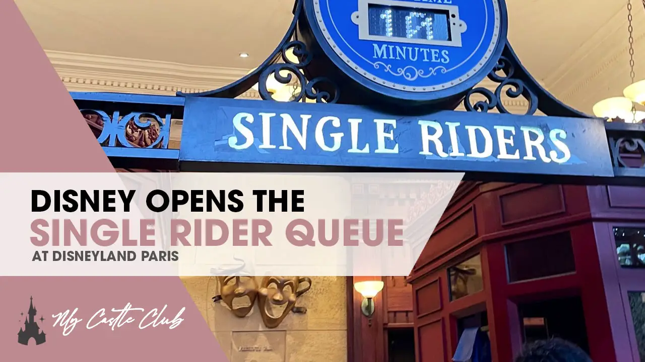 Single Rider Queues Reopen at Disneyland Paris
