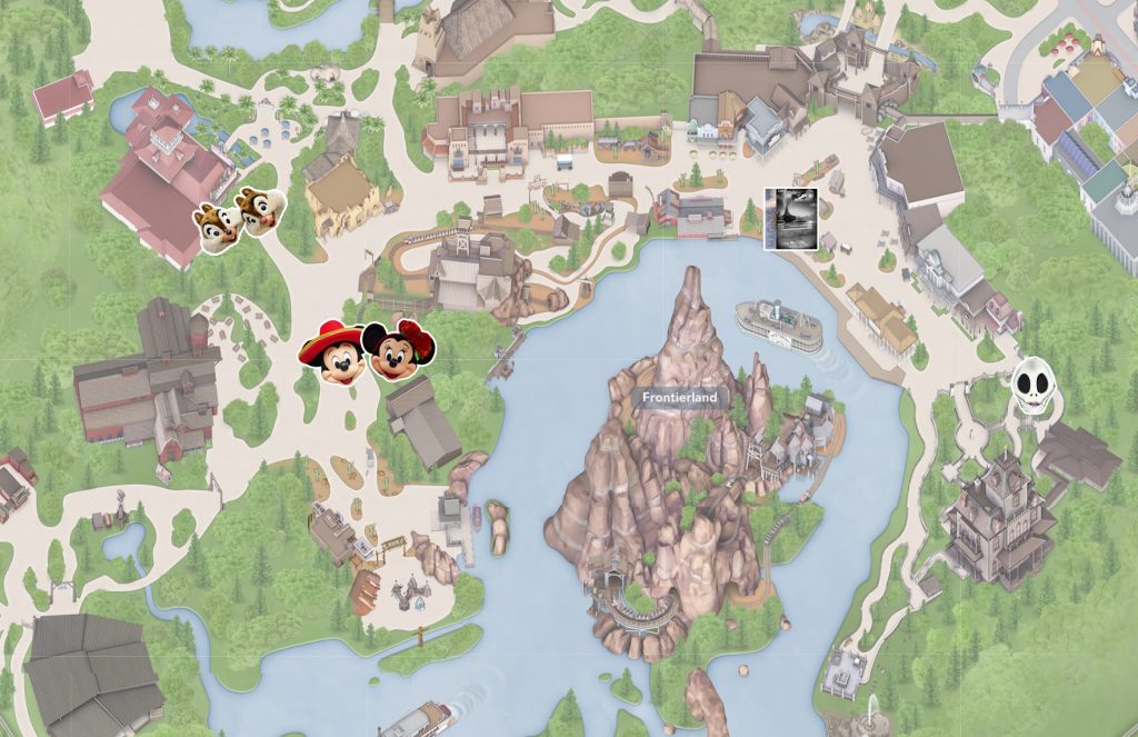 Disneyland Paris halloween character locations - Frontierlqnd