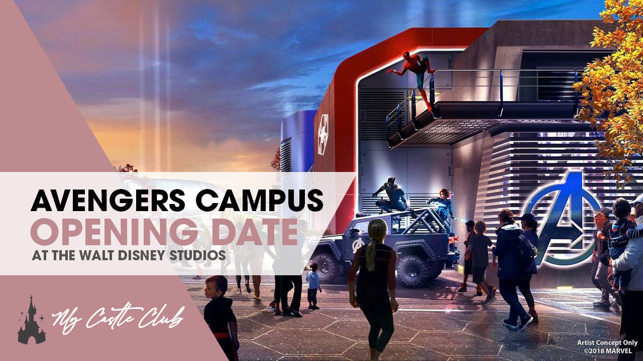 Avengers Campus Opening Date for Walt Disney Studios Park at Disneyland Paris is Summer 2022.