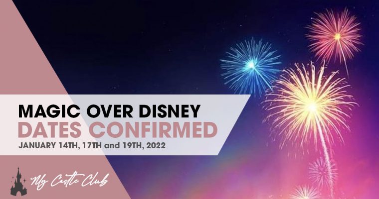 The “Magic Over Disneyland Paris” Firework Show Returns in January