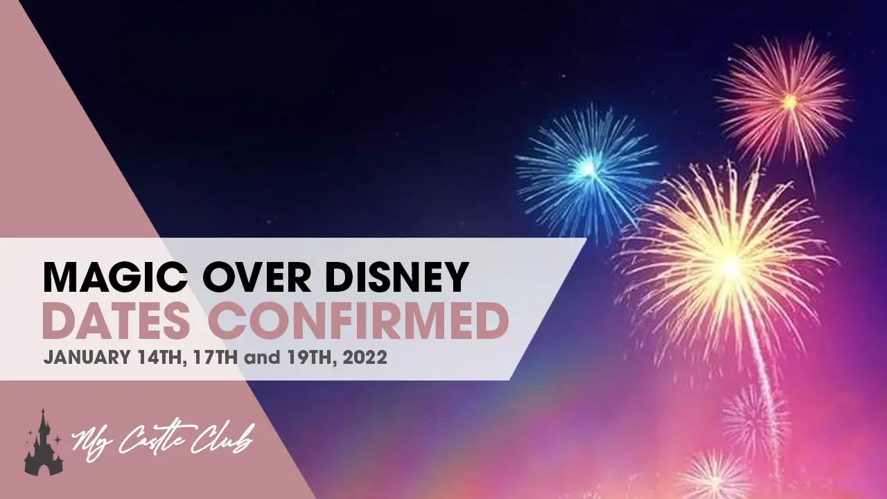 The “Magic Over Disneyland Paris” Firework Show Returns in January
