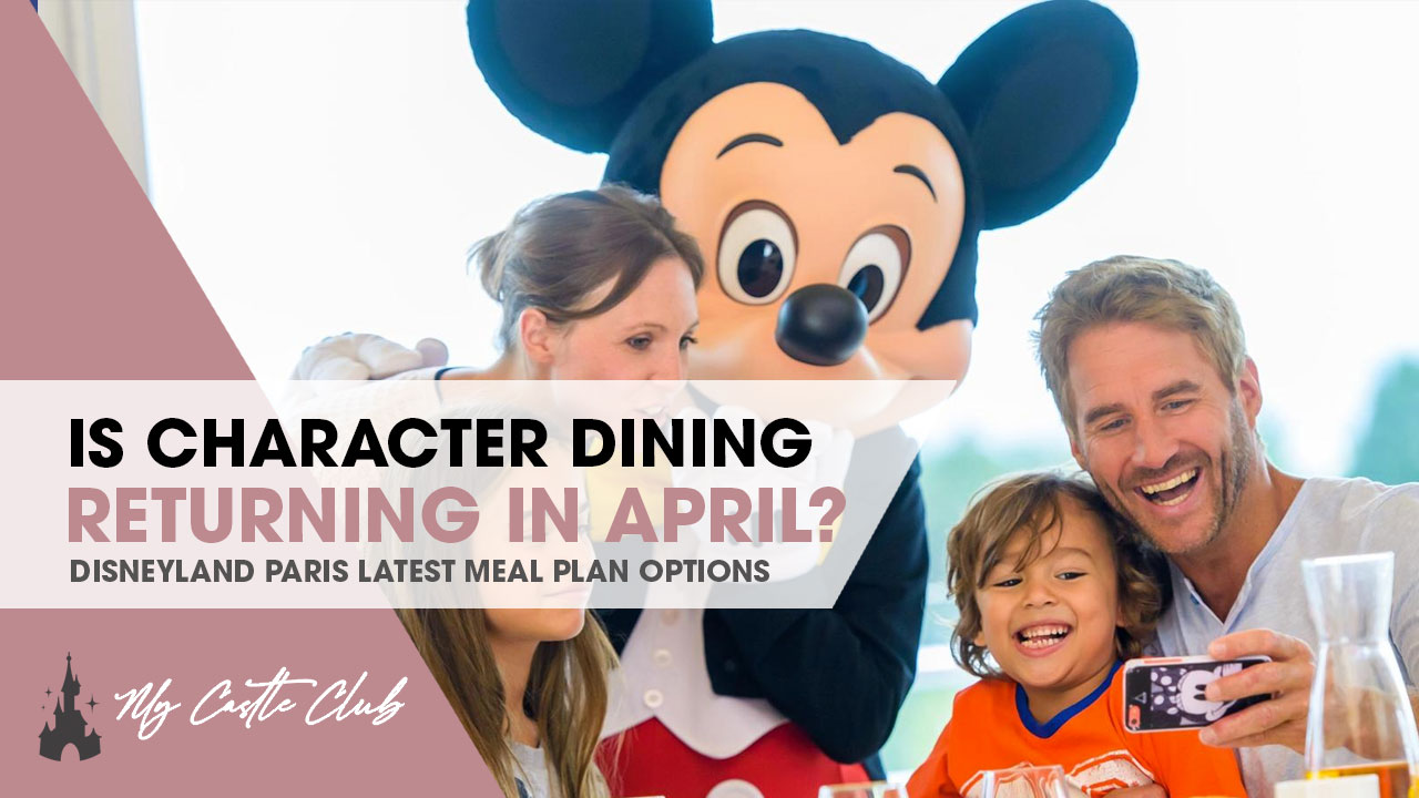 Character Dining Could Be Returning to Disneyland Paris in April!