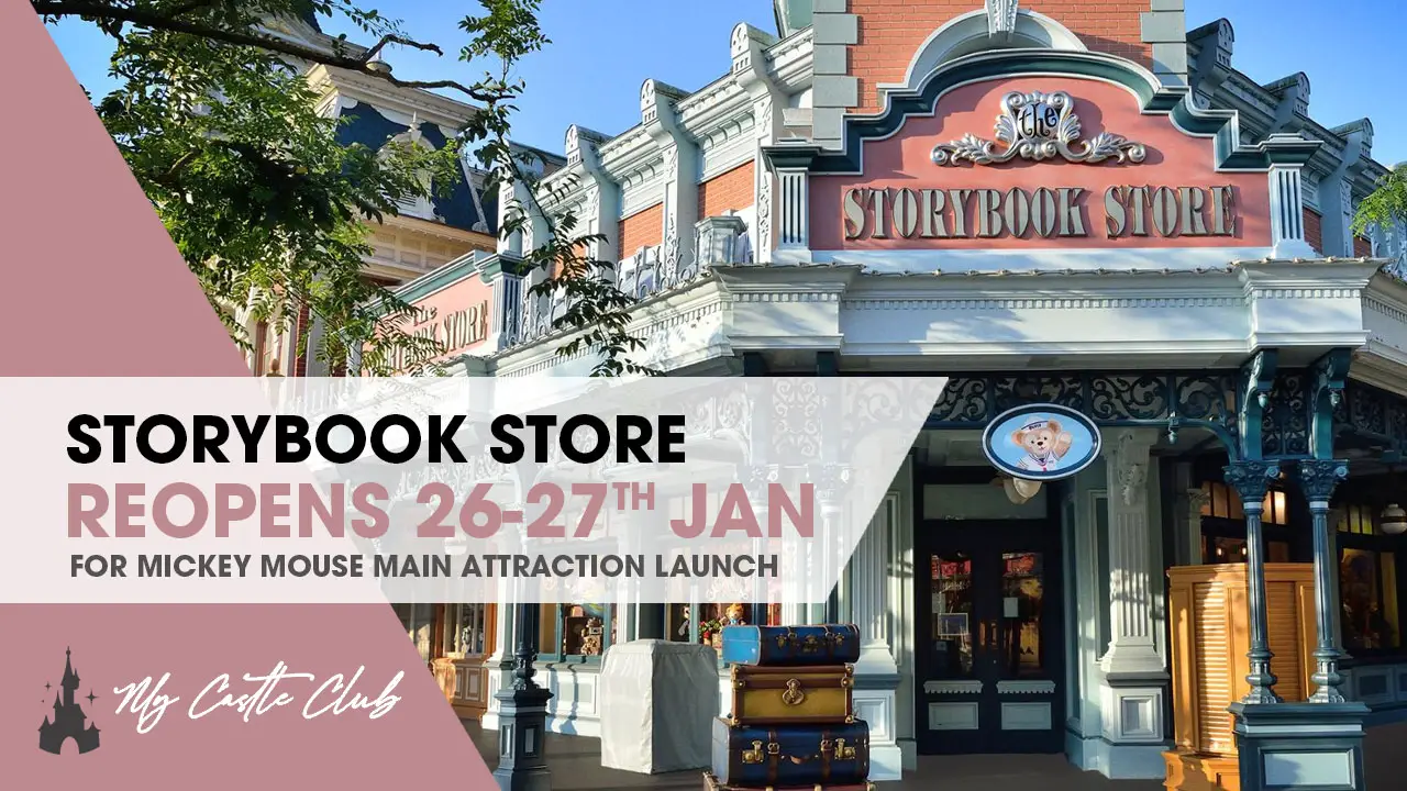 Storybook Store Reopens for the launch of Mickey Mouse Main Attraction on January 26th and 27th