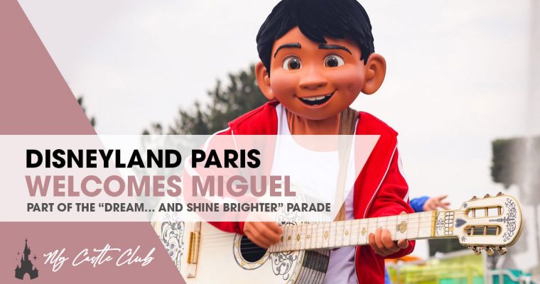 Miguel (Coco) arrives at Disneyland Paris