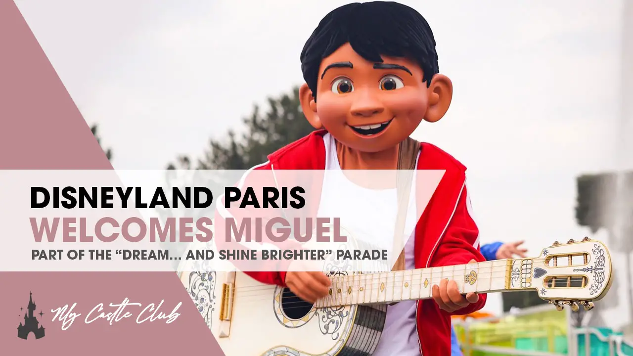 Miguel (Coco) arrives at Disneyland Paris