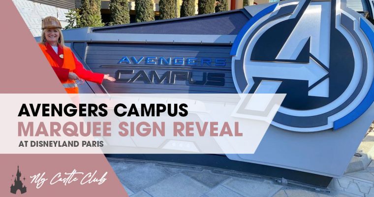 Walt Disney Studios Park: Avengers Campus Signage Revealed