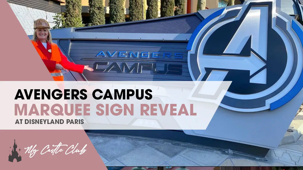 Walt Disney Studios Park: Avengers Campus Signage Revealed