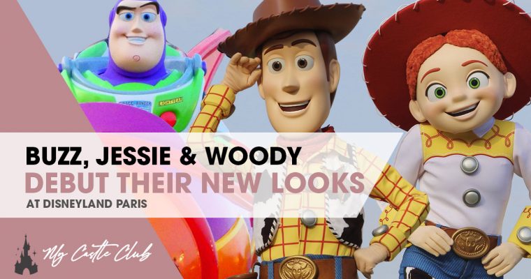 Woody, Jessie and Buzz Lightyear Debut their new looks at Disneyland Paris