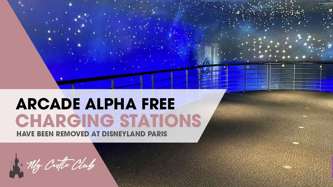 Free Charging Stations Removed from Arcade Alpha at Disneyland Paris