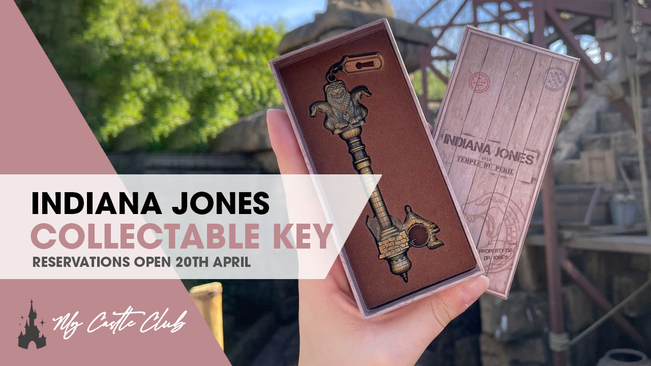 Indiana Jones and the Temple of Peril Disneyland Paris collectible key