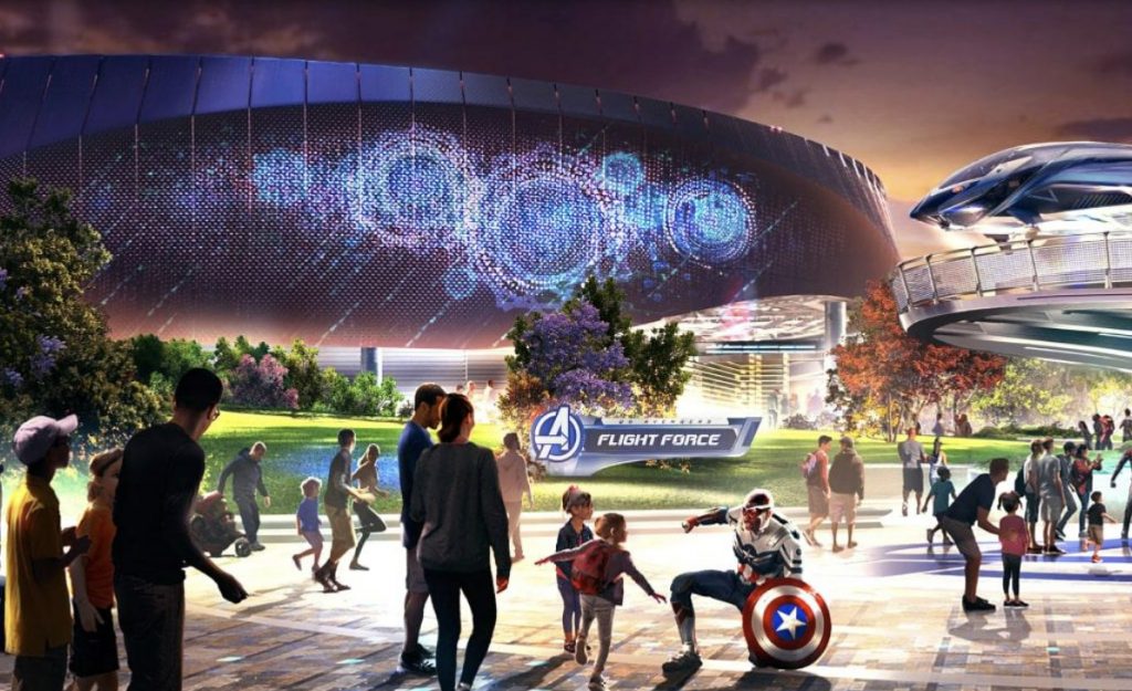 Disneyland Paris Avengers Campus Concept Art Reveals Flight Force Facade