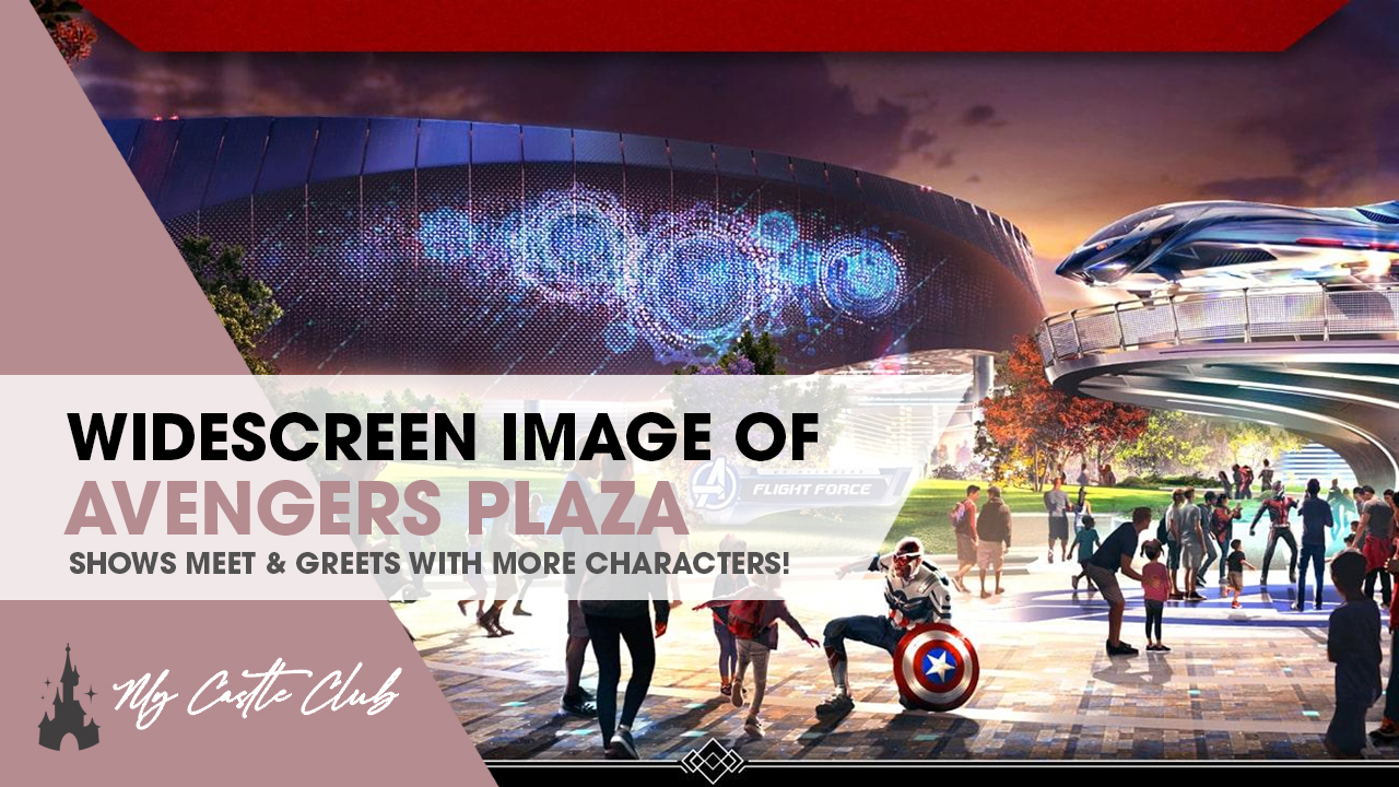 Disneyland Paris Avengers Campus Concept Art Update: Widescreen Version of Avengers Plaza
